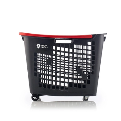 Корзина ShopRoll 55L красный