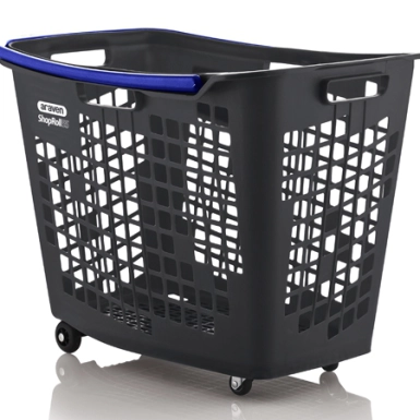 Корзина ShopRoll 55L cиний