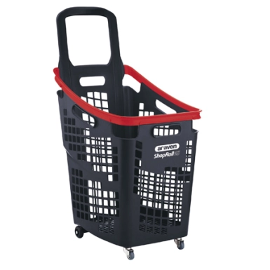 Корзина ShopRoll 65L красный