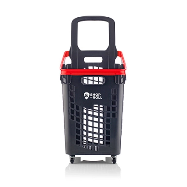 Корзина ShopRoll 65L красный