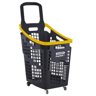 Корзина ShopRoll 65L желтый